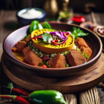 Crumble Salé aux Aubergines, Fusion Moyen-Orient et Indonésie