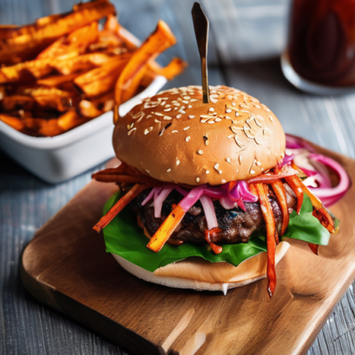 Burger Séoul Croustillant