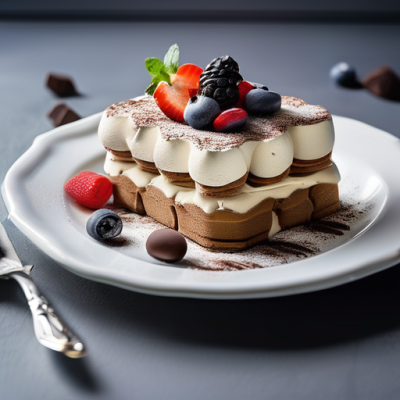 Tiramisu aux Spéculoos et Chocolat Belge