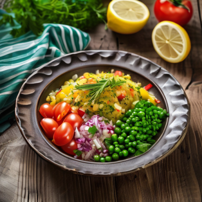 Taboulé Algérien Aigre-Doux aux Agrumes et Grenade