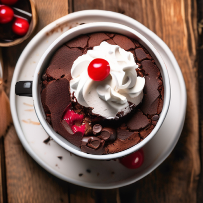 Mug Cake Forêt-Noire à l'Allemande