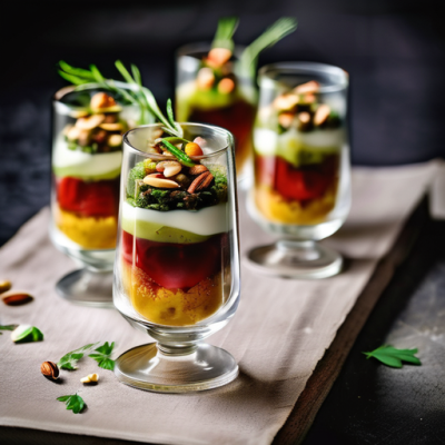 Verrines Crémeuses au Pistou Libanais