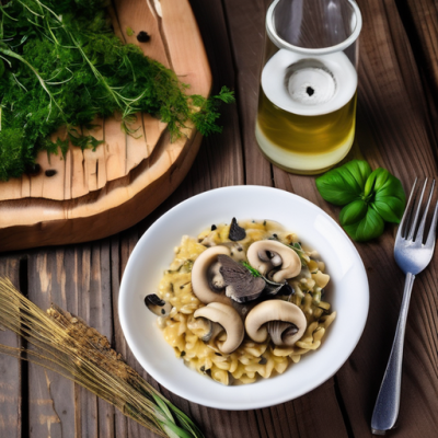 Orzotto aux Champignons et Truffe