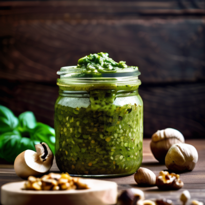 Pesto d'Automne aux Noix et Champignons