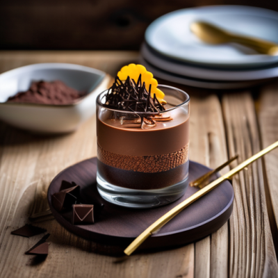 Mousse au Chocolat Coréenne Croustillante