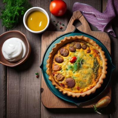 Quiche Libanaise Croustillante aux Épices du Moyen-Orient