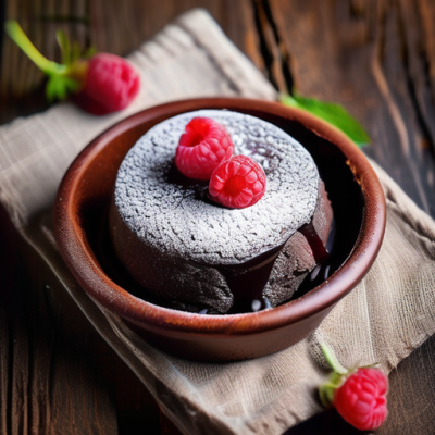 Fondant au Chocolat Cœur Coulant d'Hiver
