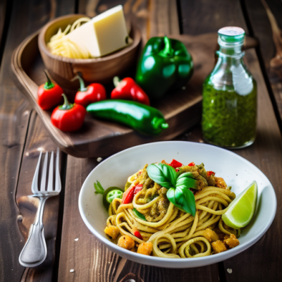 Pâtes au Pesto Mexicain Piquant