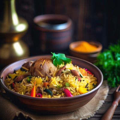 Biryani Nordique aux Épices de Noël