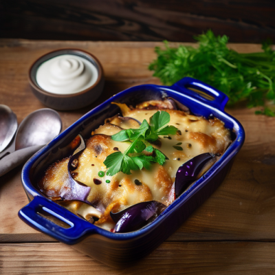 Gratin d'Aubergines à la Coréenne