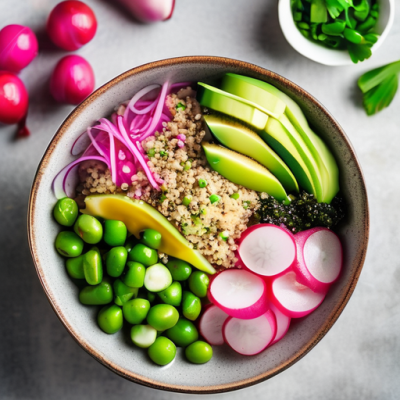 Salade de Quinoa Japonaise 'Tokyo Sunrise'