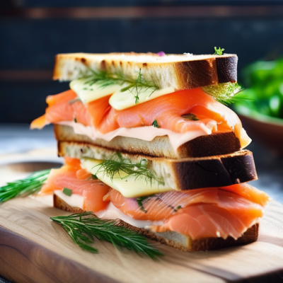 Croque-Monsieur Suédois au Gravlax