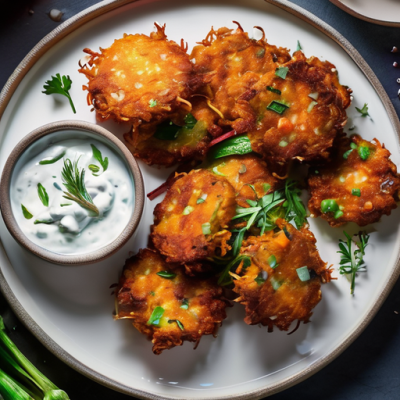 Galettes Croustillantes Coréennes d'Hiver au Tzatziki Crémeux
