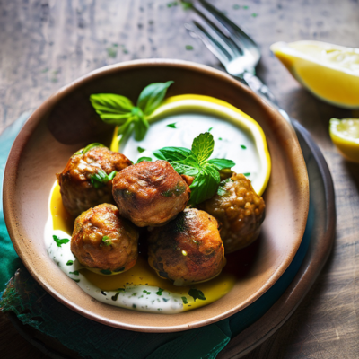 Boulettes de Pois Chiches à la Menthe et au Cumin