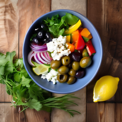 Poke Bowl Grec au Seitan