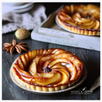 Tarte Tatin Pommes-Poires à la Cardamome