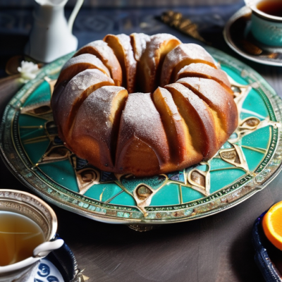 Kouglof Royal du Maroc aux Dattes et Fleur d'Oranger
