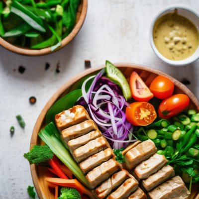 Salade Exotique de Tempeh à la Vietnamienne