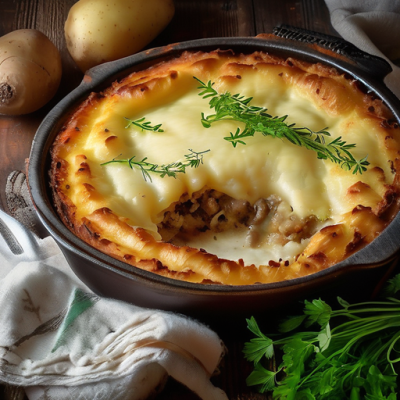 Hachis Parmentier Suisse aux Champignons des Alpes