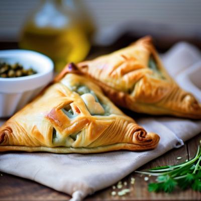 Triangles Feuilletés aux Lentilles à la Turque