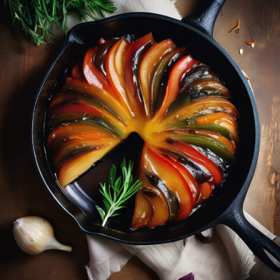 Tarte Tatin Salée à la Portugaise