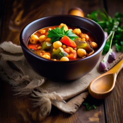 Ragoût de Pois Chiches à la Turque