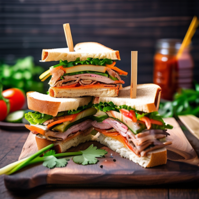 Club-Sandwich Banh Mi à la Vietnamienne