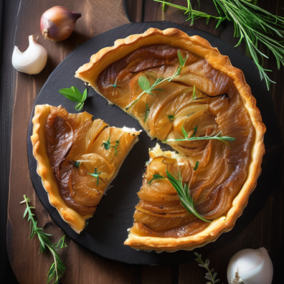 Flammekueche Printanière aux Herbes Folles