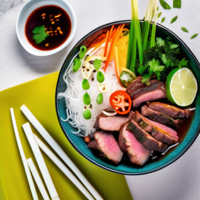 Bo Bun Estival à la Citronnelle et Mangue Verte