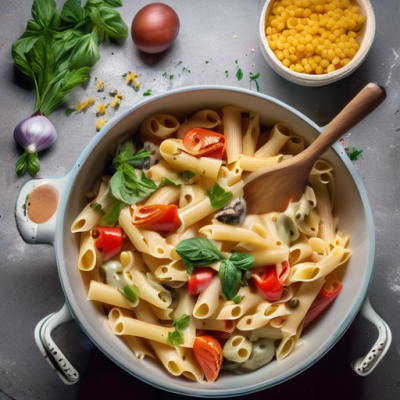 One Pot Pasta Primavera aux Légumes du Marché