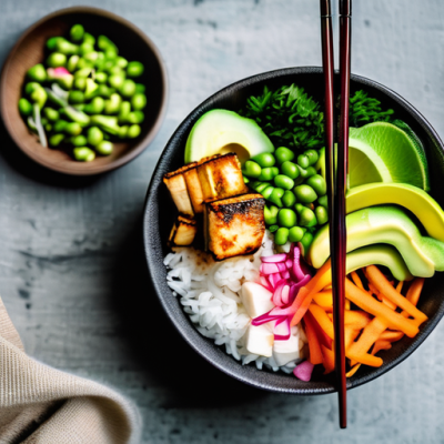 Buddha Bowl Japonais Croustillant