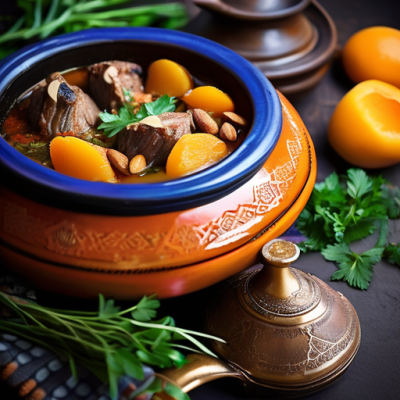 Tajine Fusion Marocain aux Abricots et Miel