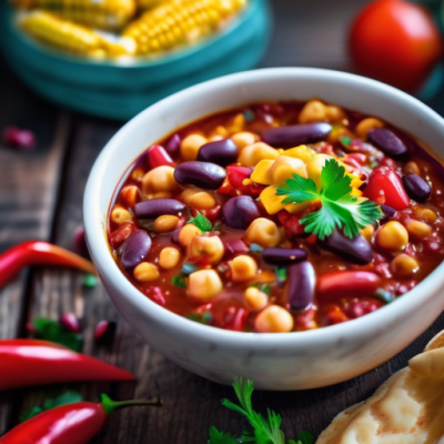 Chili Sin Carne Fusion Moyen-Orient