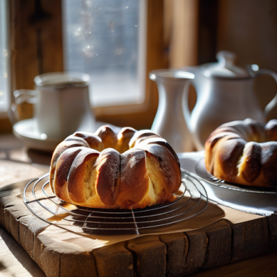 Kouglof Suisse aux Pépites de Chocolat et Amandes