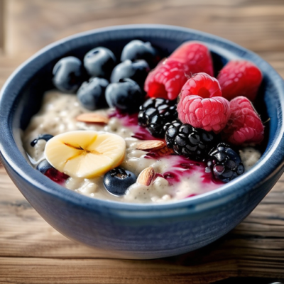 Porridge Suédois aux Baies Sauvages et Graines de Chia
