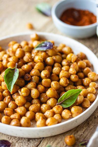 Poêlée de pois chiches au paprika fumé Poêlée de pois chiches au paprika fumé