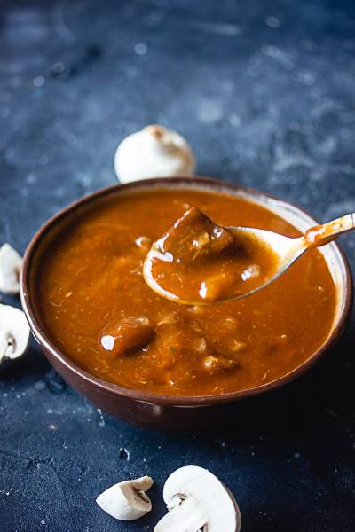 Sauce aux champignons végane Sauce aux champignons végane