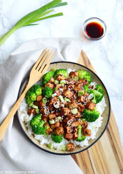 Sauté asiatique de tofu et brocoli
