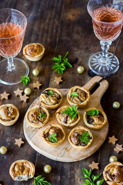 Mini quiches aux champignons Mini quiches aux champignons