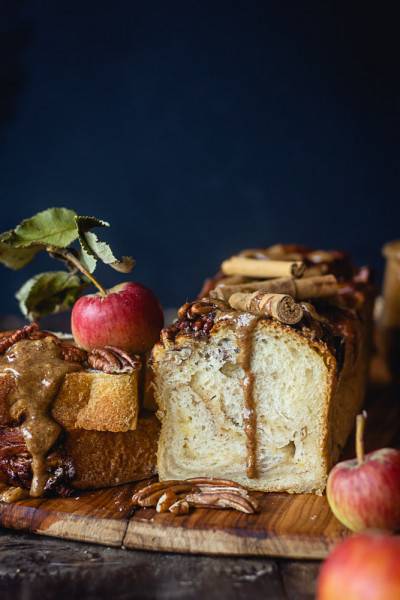 Brioche pomme cannelle noix de pécan Brioche pomme cannelle noix de pécan