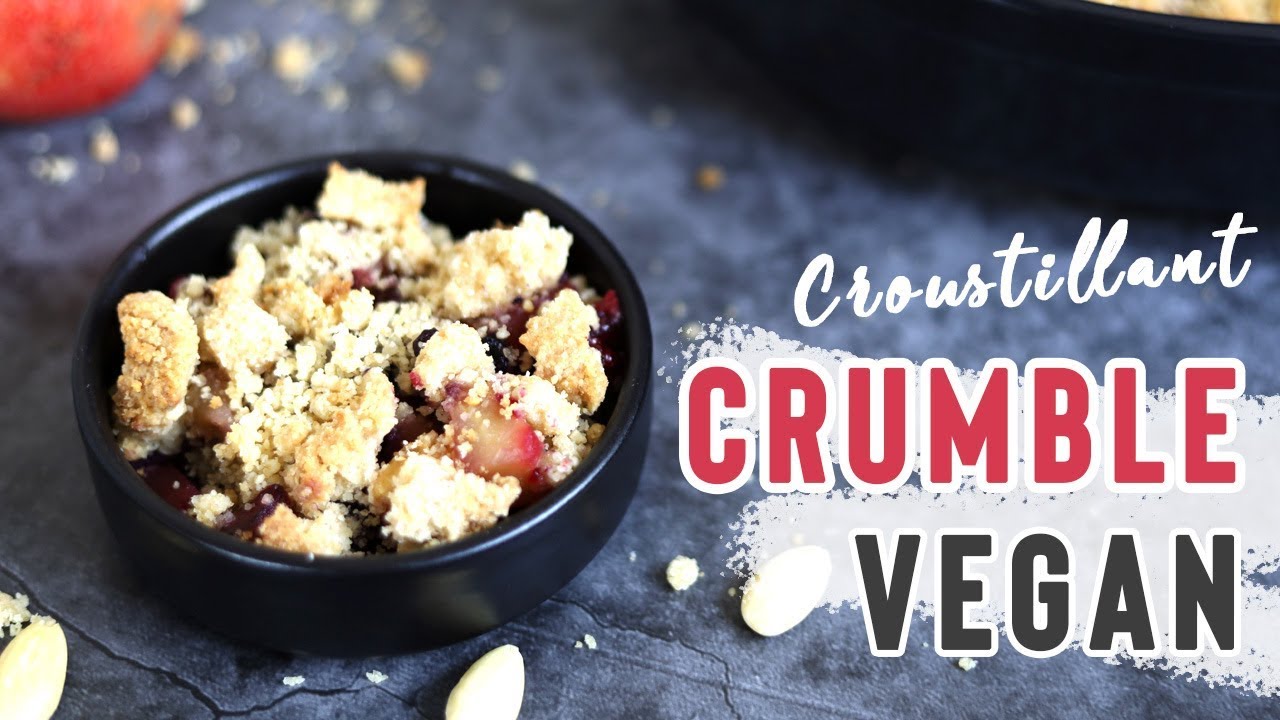 Crumble de pommes végan aux fruits rouges Crumble de pommes végan aux fruits rouges