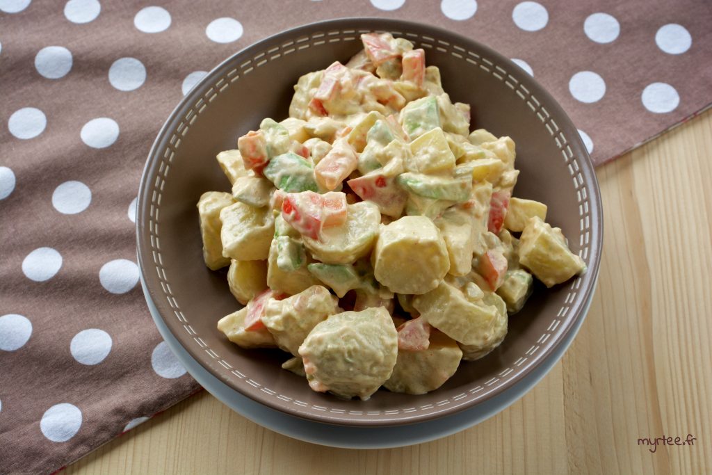 Salade de pommes de terre à la mayonnaise végane