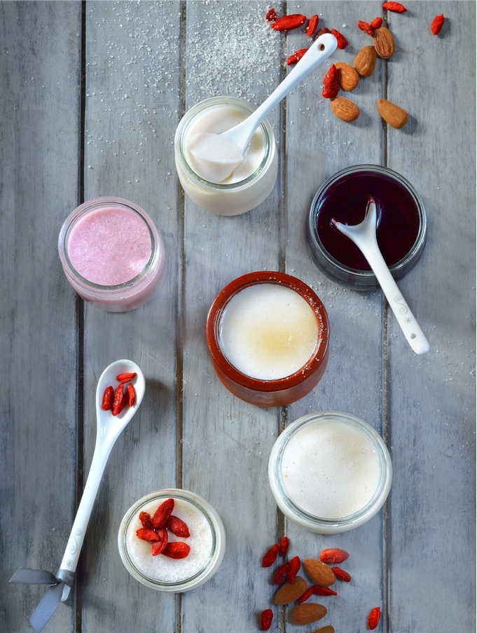 Yaourt végan au lait d'amande