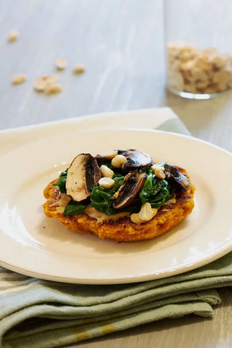 Pancake salé végan et sans gluten