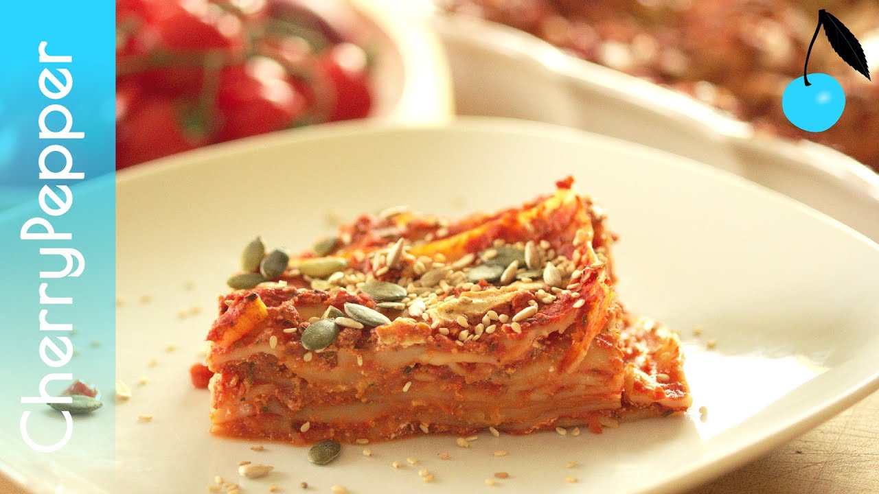 Lasagnes bolognaise véganes au tofu rosso