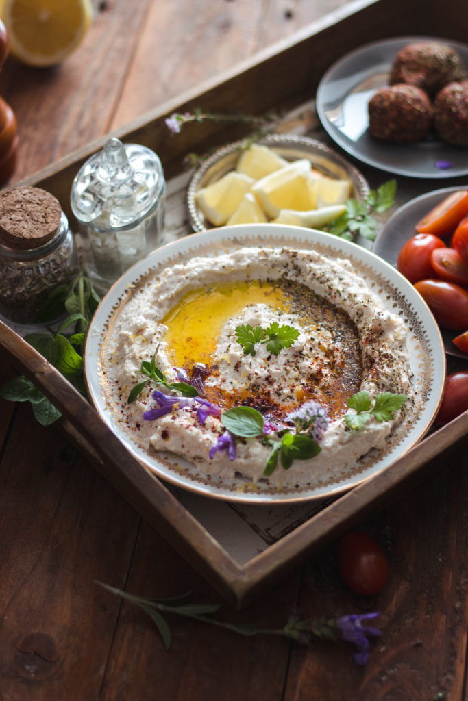 Labné ou labneh végan (vromage frais libanais à tartiner)