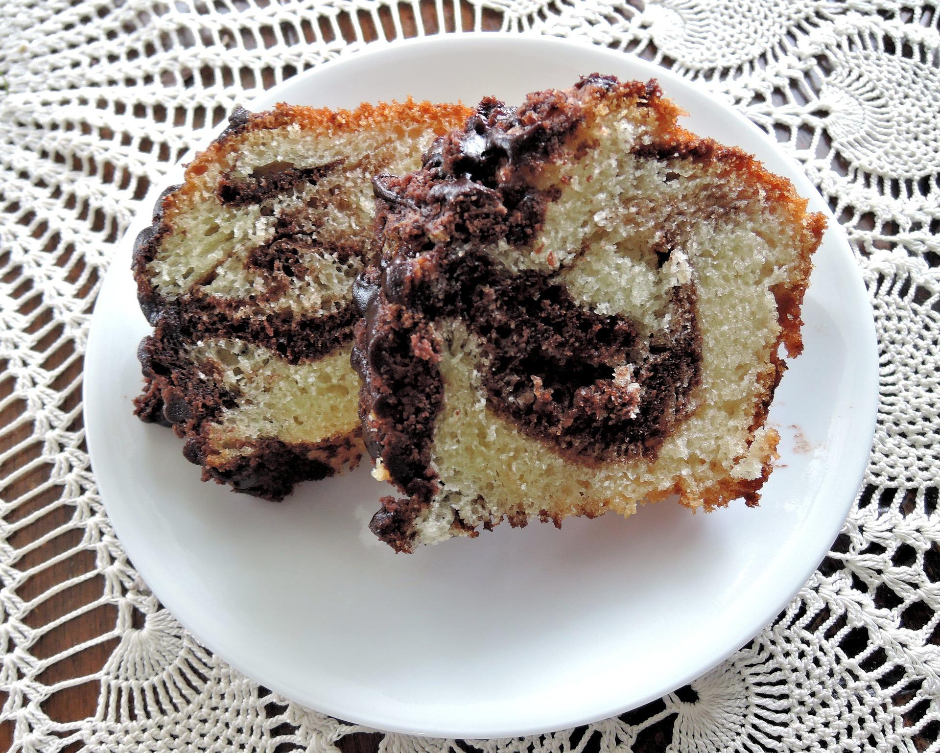 Cake marbré classique de Délia
