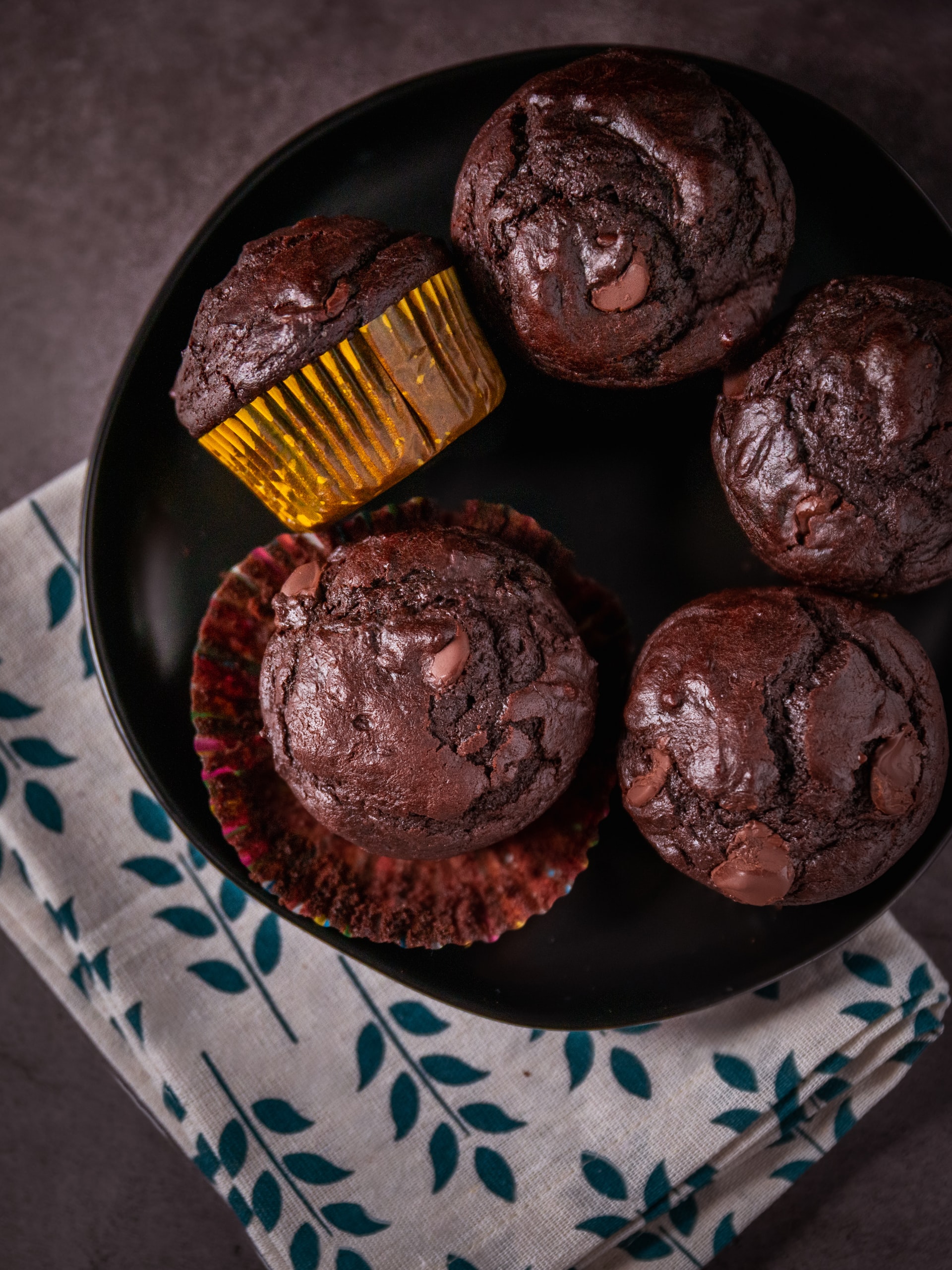 Muffins au chocolat de Délia
