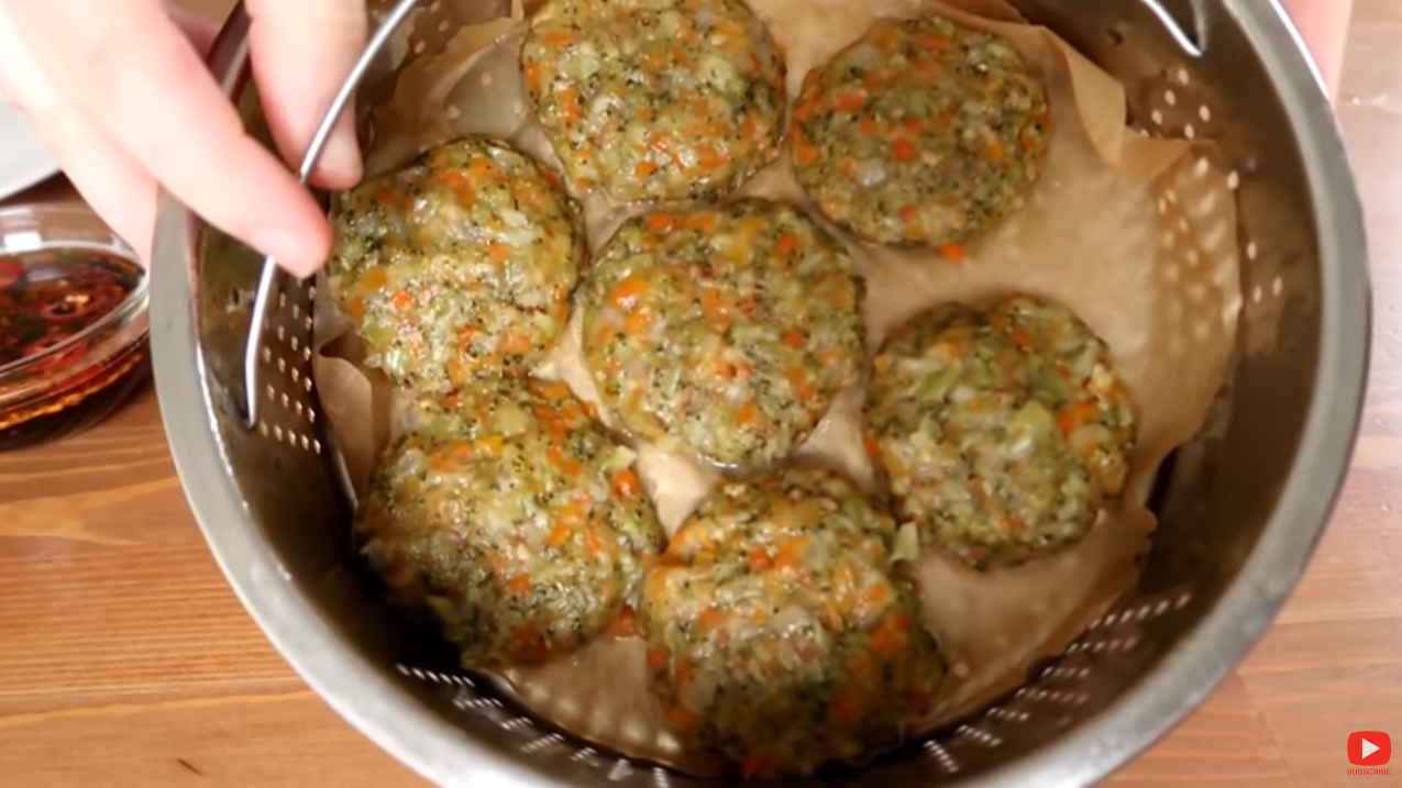 Boulettes véganes à la vapeur Boulettes véganes à la vapeur