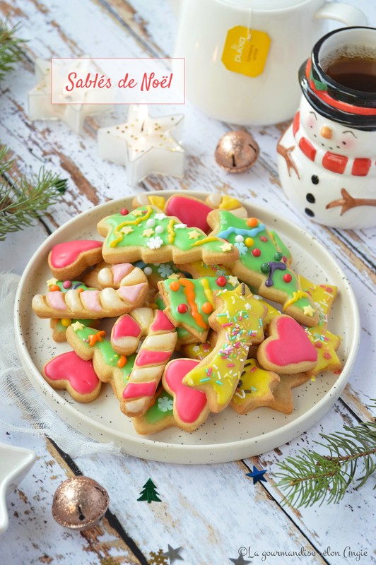 Biscuits sablés de Noël à l'amande